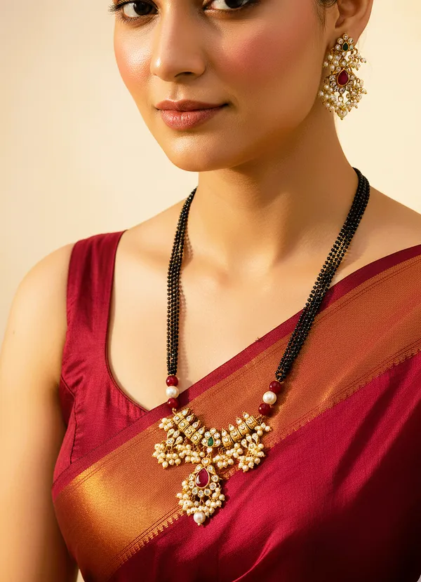 Premium_Guttapusalu_Pendant_with_Mangalsutra_set