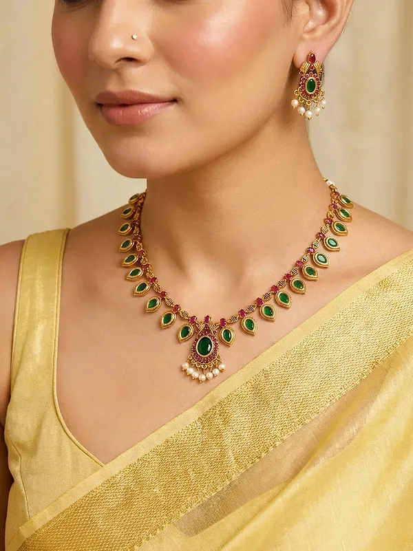 Ethnic_Palakka_Necklace_set