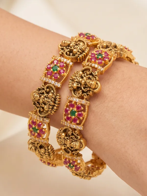 AARANI_ANTIQUE_LAKSHMI_BANGLE