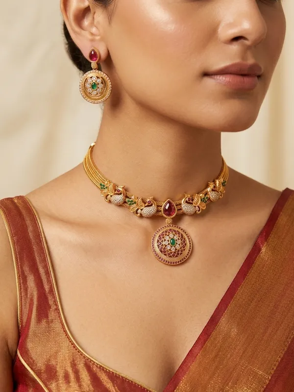 Anusri_antique_choker_set