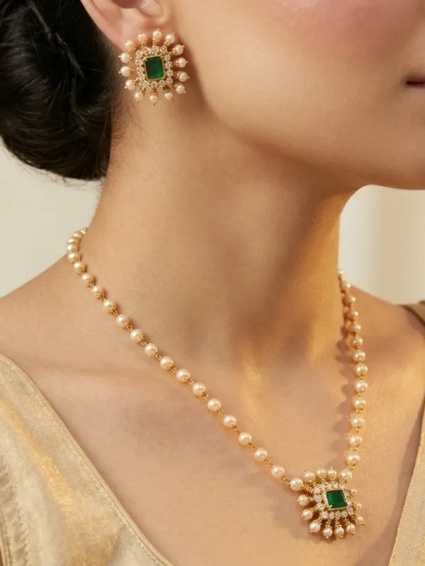 DYNA_PEARL_STRING_NECKLACE_SET