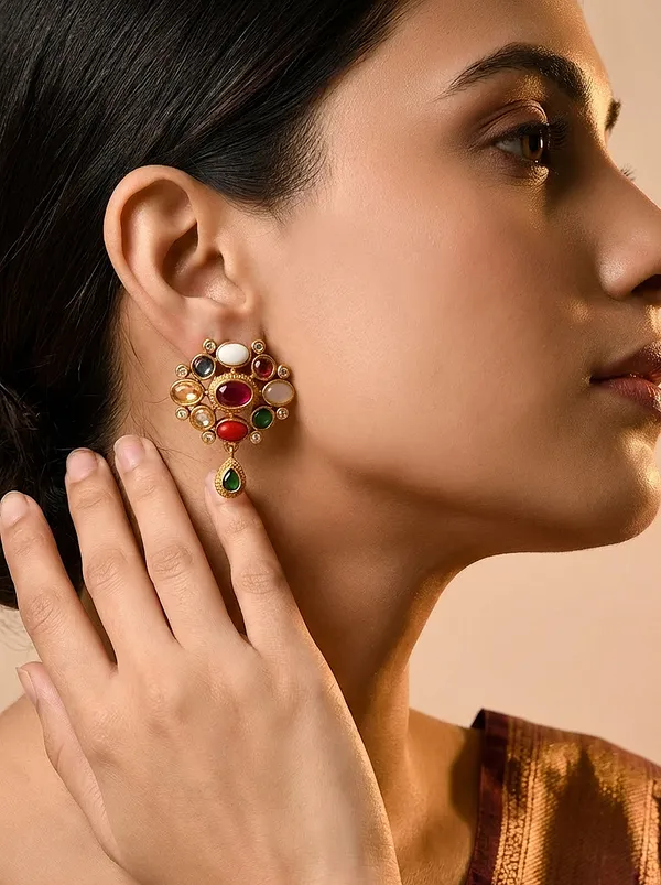 AGHASTA_NAVRATNA_EARRINGS