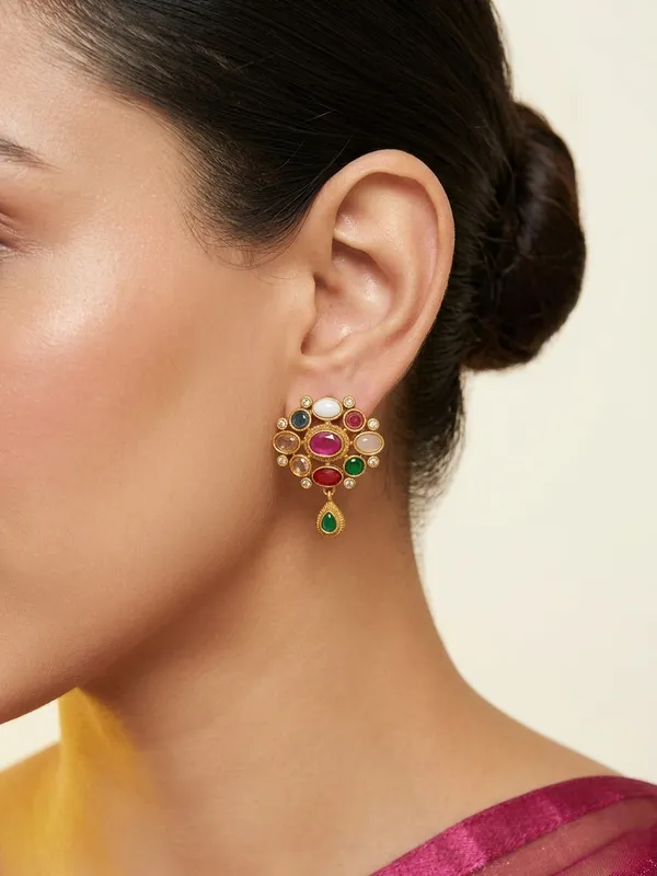 AGHASTA_NAVRATNA_EARRINGS