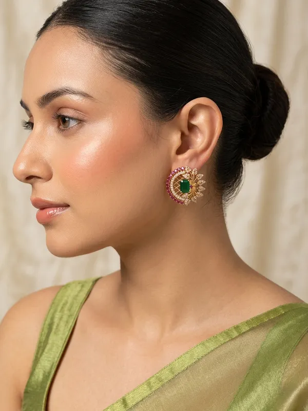 Floral_Antique_Stud_Earrings