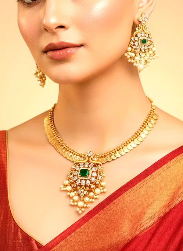 KAASU_SEMI_BRIDAL_SHORT_NECKLACE_SET