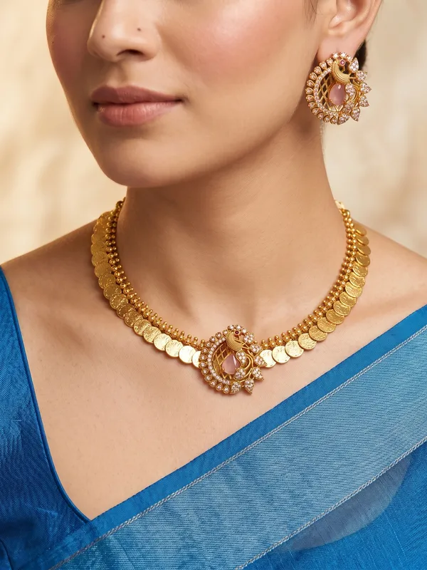 Gorgeous_Peacock_designed_Pendant_with_Microgold_polish_Necklace_set