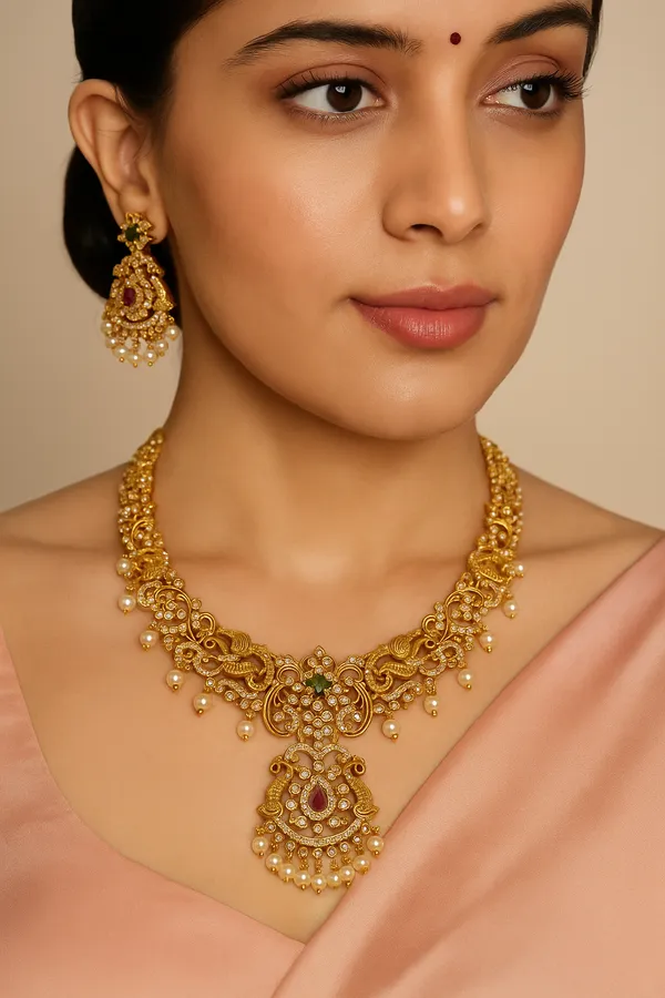 Traditional_Royal_Look_Ad_matte_Necklace_set