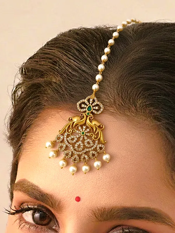 Peacock_AD_Antique_Maang_Tikka