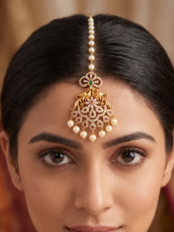 Peacock_AD_Antique_Maang_Tikka
