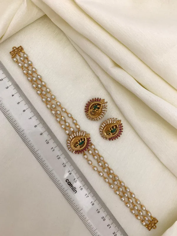 Premium_Peacock_designed_Choker_set