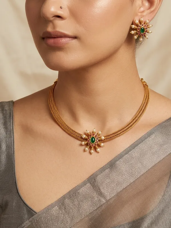 Trendy_Chain_style_Necklace_set