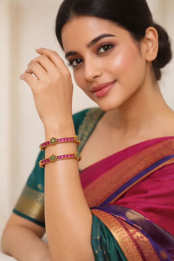 The_Vrinda_Kemp_Floral_Bangle