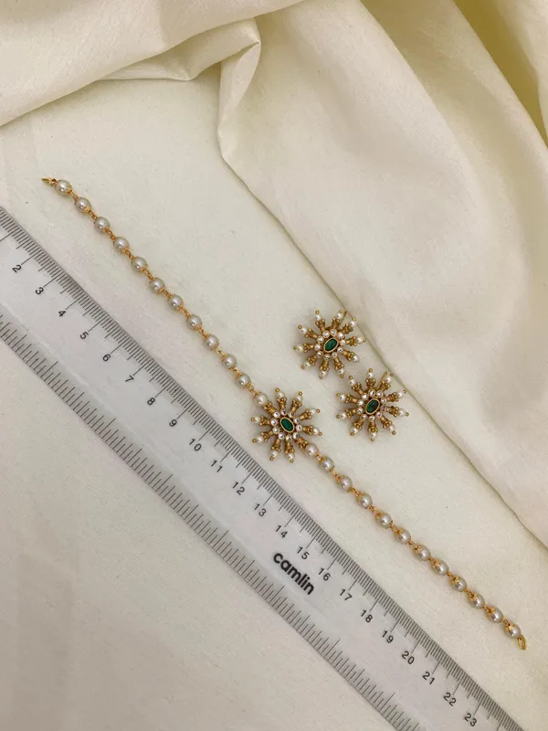Premium_Pendant_with_single_pearl_line_High_raise_Choker_set