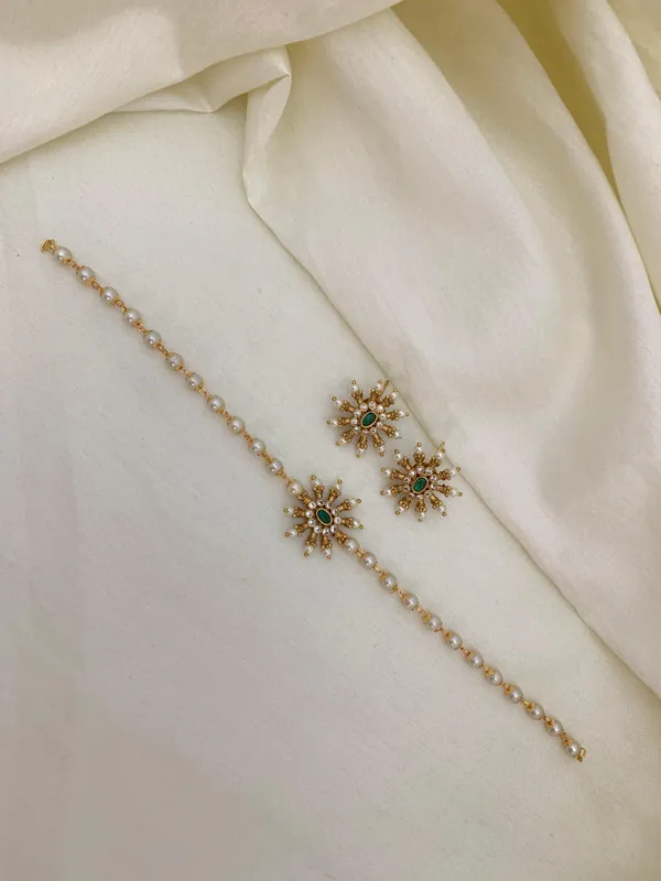 Premium_Pendant_with_single_pearl_line_High_raise_Choker_set