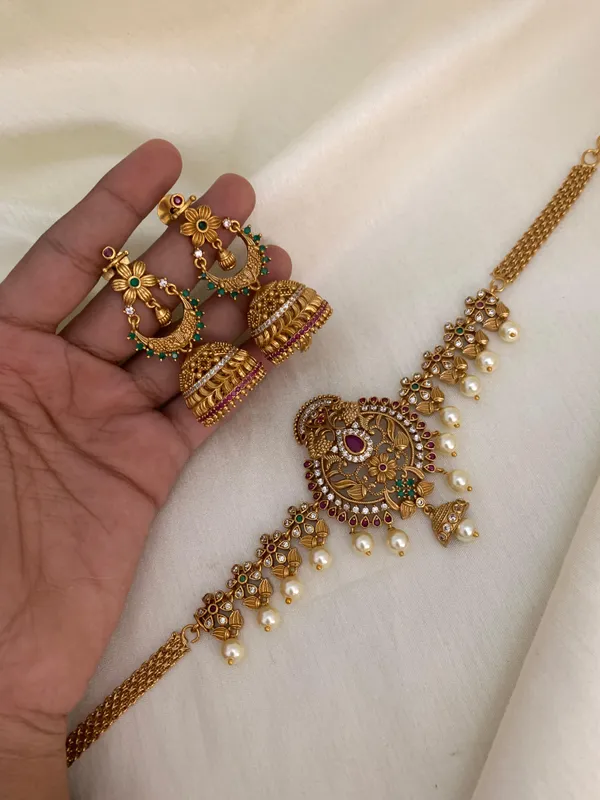 Trendy_Matte_finish_High_raise_Choker_set