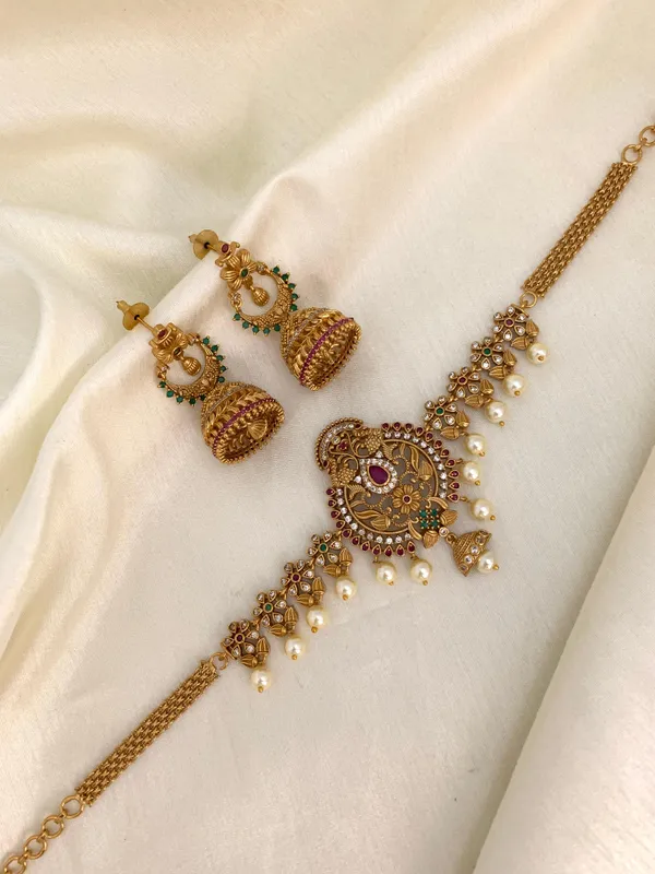 Trendy_Matte_finish_High_raise_Choker_set