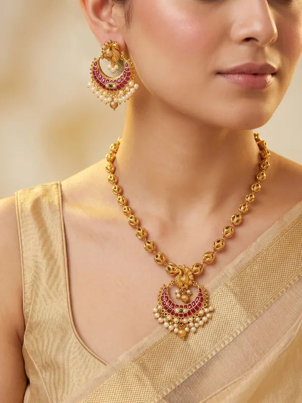 Saisa_Kempu_Motif__Chain_Necklace_Set