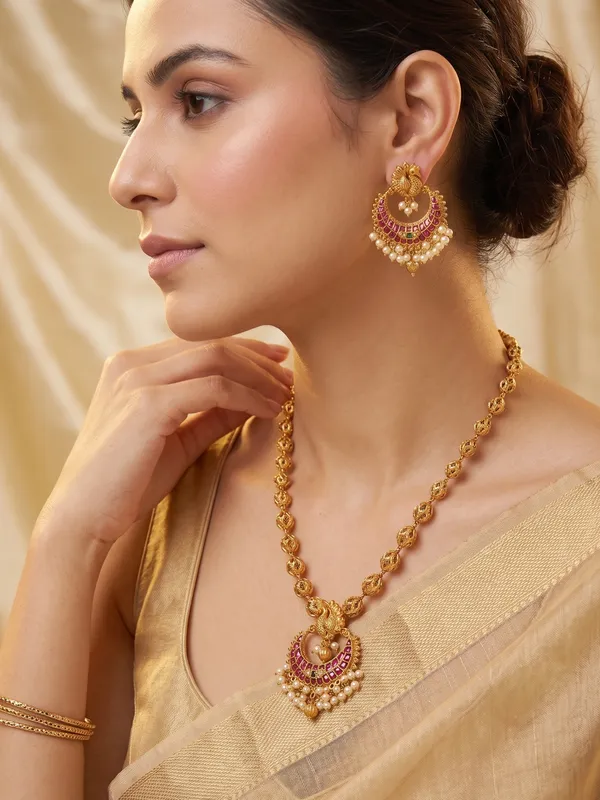 Saisa_Kempu_Motif__Chain_Necklace_Set