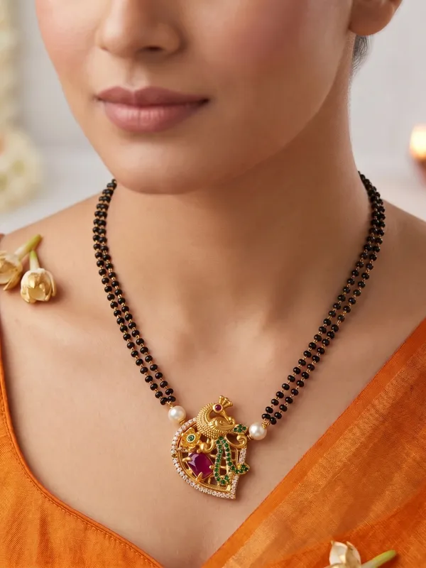 Ethnic_Peacock_design_Mangalsutra