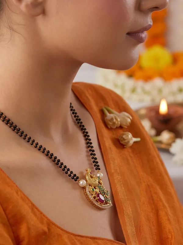 Ethnic_Peacock_design_Mangalsutra