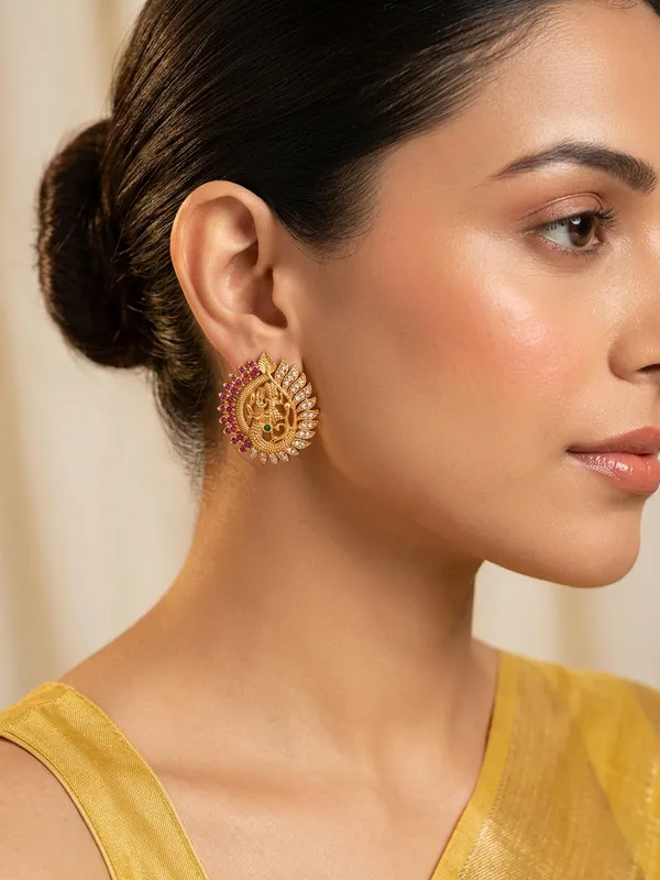 Radha_Krishna_Antique_Stud_Earrings