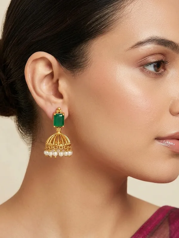 Ethnic_Kemp_Design_Pearl_Jhumkas_For_Kids_/_Women