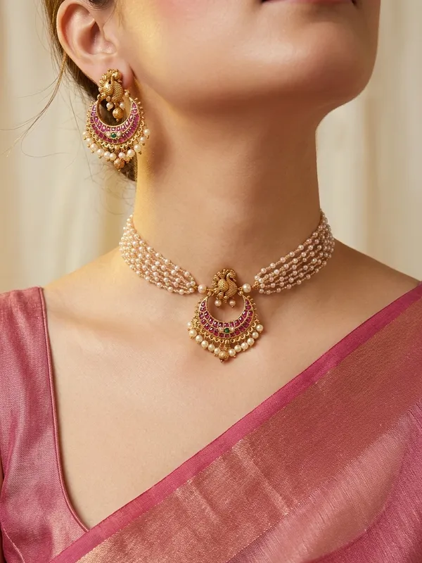 LIZZA_PEARL_CHOKER_SET