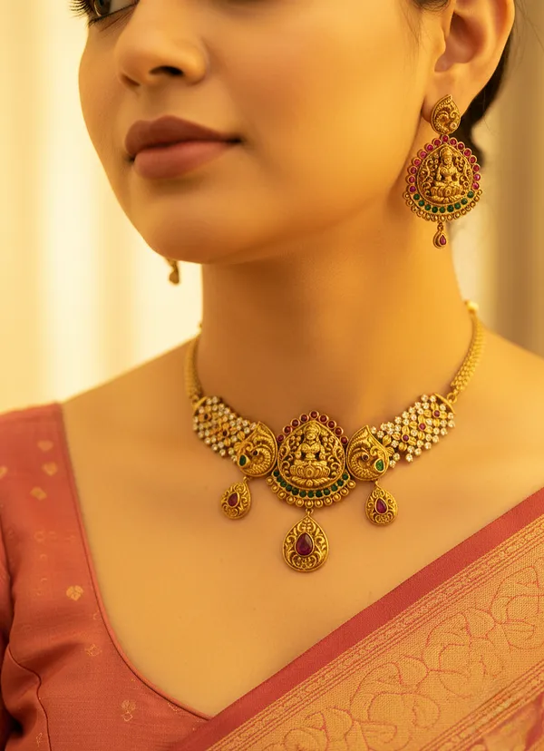 VIDYA_NAKSHI__ANTIQUE_CHOKER_SET