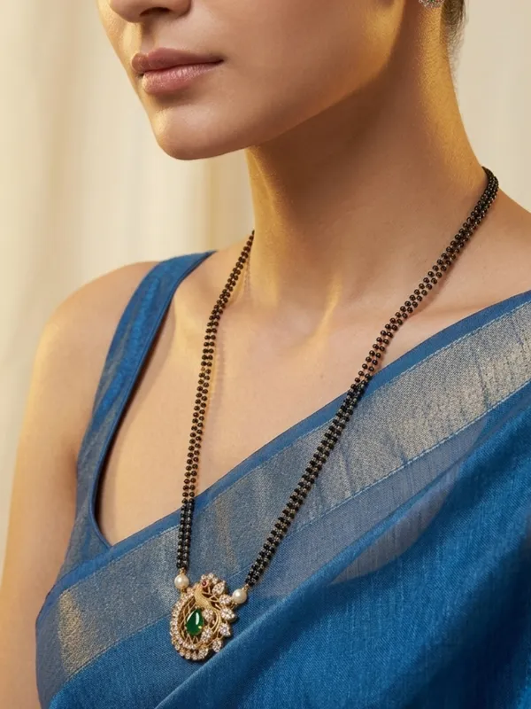 Casual_wear_Peacock_design_Mangalsutra