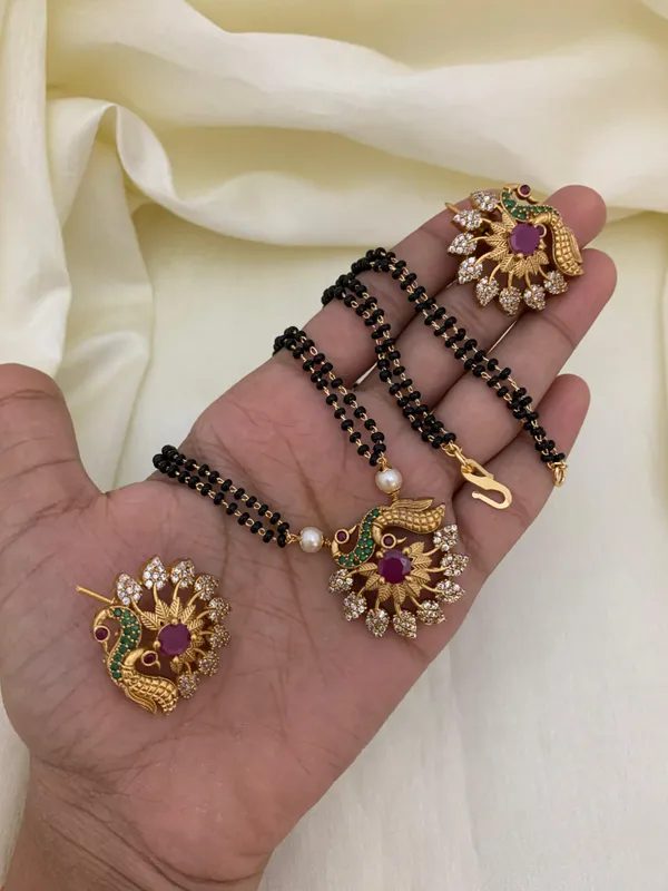 Mirana__Peacock_Mangalsutra_Set