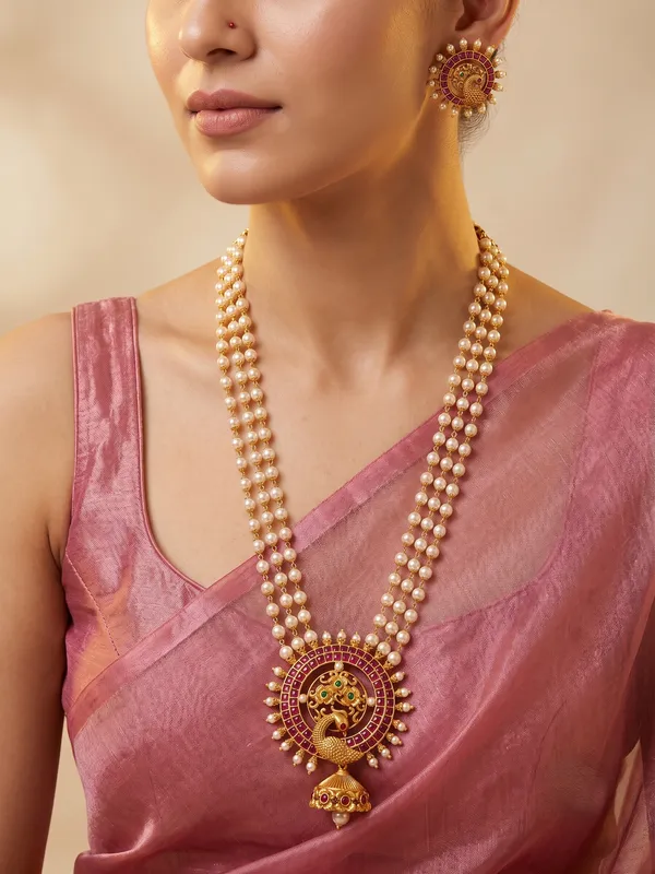 Mukti_Statement_Pearl_String_Necklace
