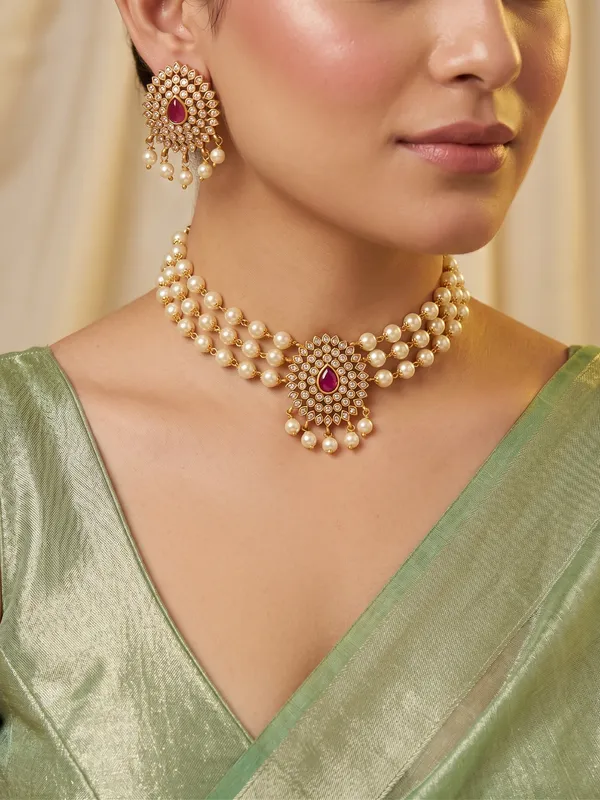 Exclusive_Ad_matte_finish_Choker_set