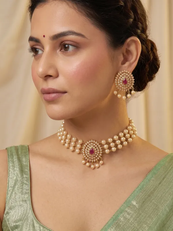 Exclusive_Ad_matte_finish_Choker_set