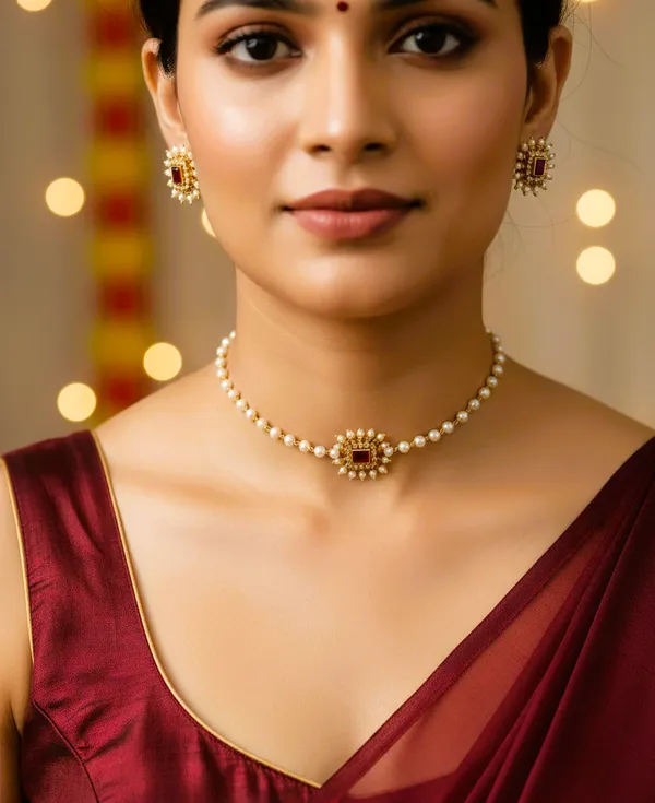 Bella_Nakshatra_CZ_Pearl_Choker_Set
