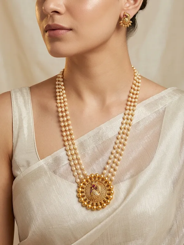 PRAKRUTI_GOLD_LONG_HARAM_SET