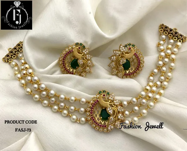 Bella_Nakshatra_CZ_Pearl_Choker_Set