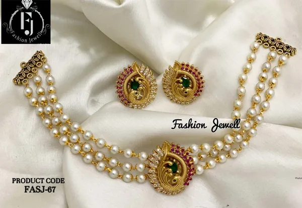 Premium_Peacock_designed_Choker_set