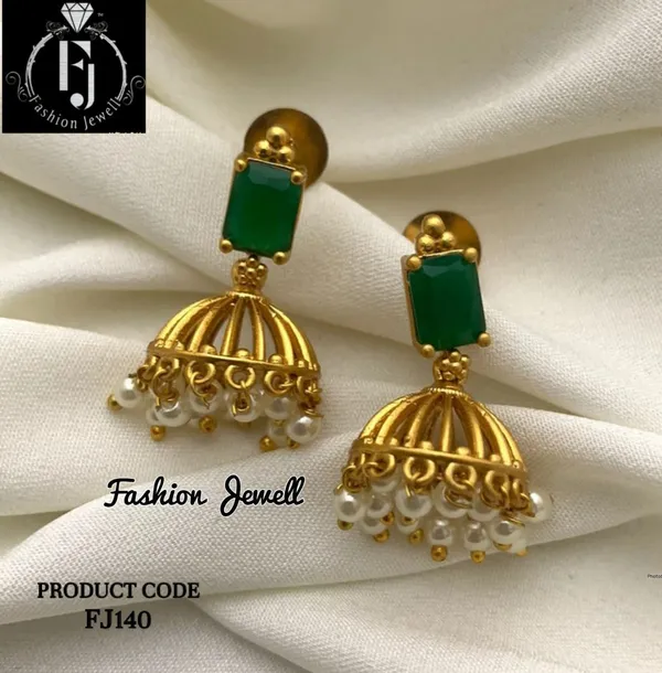 Ethnic_Kemp_Design_Pearl_Jhumkas_For_Kids_/_Women