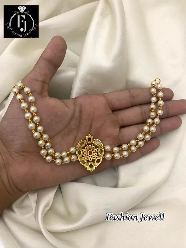 Elegant_matte_finish_navratan_Chokerset
