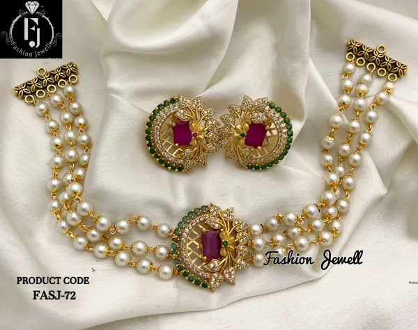 Traditional_Flower_designed_High_Neck_Choker_set