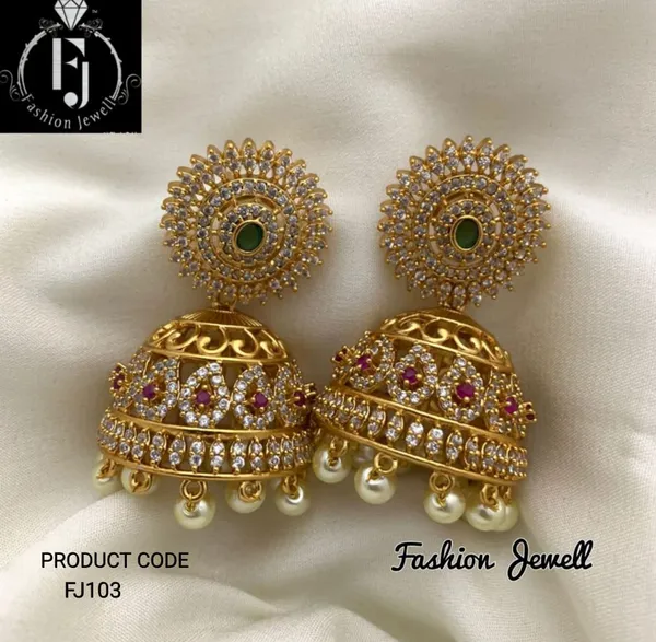 Dhvani_Antique_Jhumka_Earrings