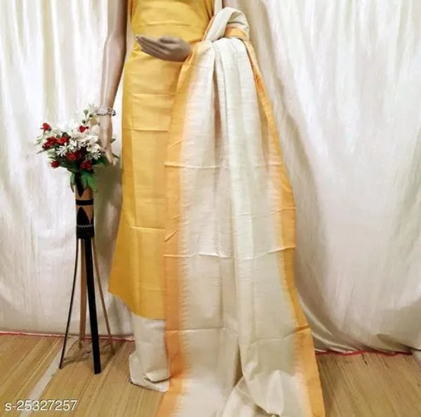 Golden_Cotton_Silk_Unstitched_Salwar_Suit_Dress_Material_With_Duputta_For_Women