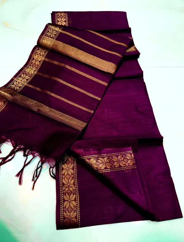 Women's_Exquisite_Semi_Tussar_Silk_Sarees_with_Blouse