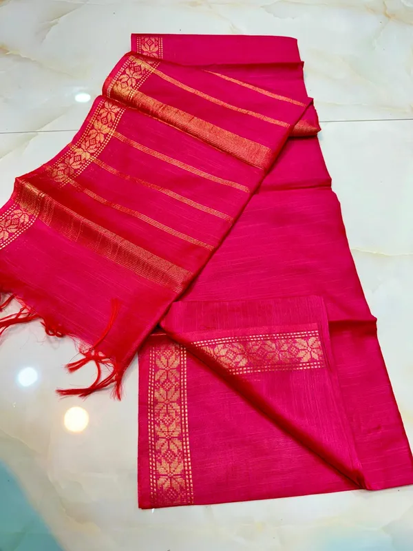 Women's_Exquisite_Semi_Tussar_Silk_Sarees_with_Blouse