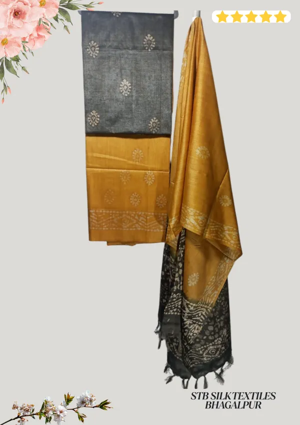 Black_Cotton_Silk_Dress_Material_Unstitched_Suits_Piece_With_Dupatta_For_Women