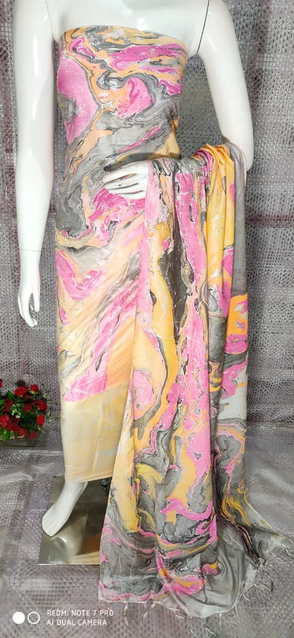 Pink_Cotton_Silk_Marble_Print_Unstitched_Salwar_Suit_Dress_Material_With_Dupatta_For_Women