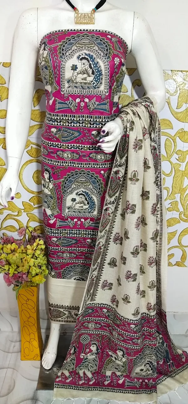 Madhubani_Print_Premium_Quality_Cotton_Silk_Suit_Piece_Set_Cotton_Silk_Material_(Dry_Clean_Only)