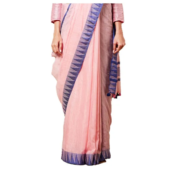 Blue_Pink_Stb-Silk_Twxtiles_Bhagalpur_Bhagalpuri_Silk_Saree_With_Running_Blouse_Piece_For_Women