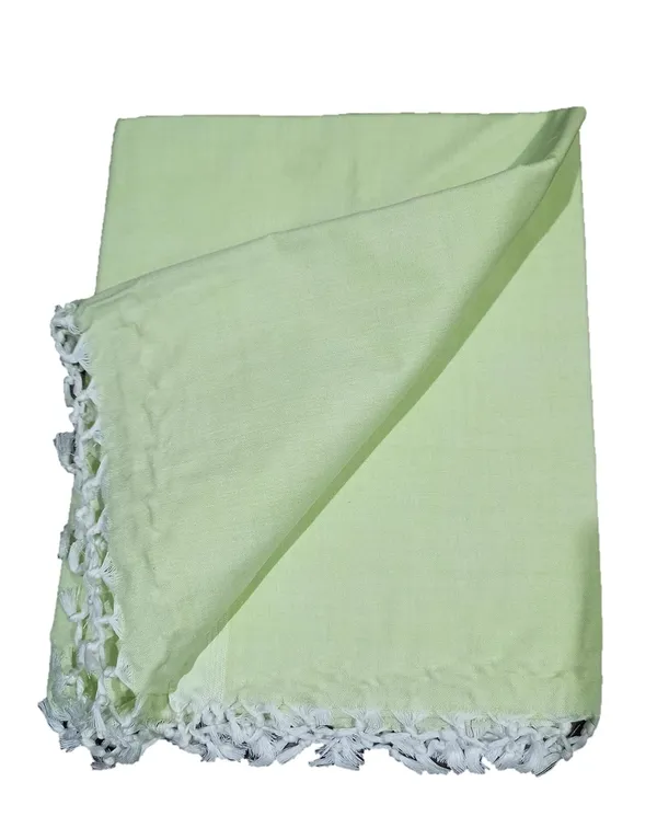 Green_Organic_Cotton_Silky_Soft_Bhagalpuri_Dull_Chadar/Blanket_And_Duvet_For_Women