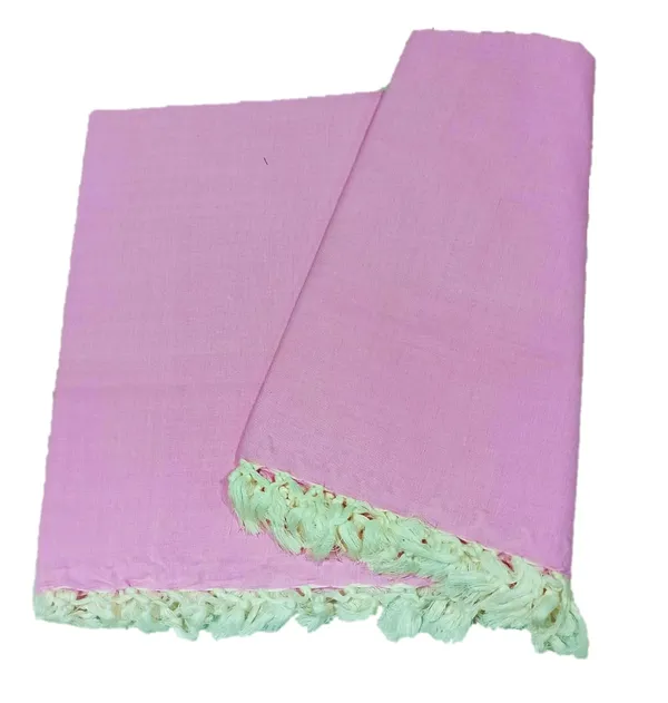 Pink_Organic_Cotton_Silky_Soft_Bhagalpuri_Dull_Chadar/Blanket_And_Duvet_For_Women